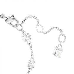 Bracelet femme swarovski mesmera métal rhodié blanc - bracelets-femme - edora - 2