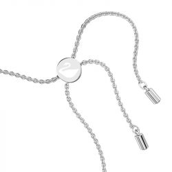 Bracelet femme swarovski angelic carrÉ métal rhodié blanc - bracelets-femme - edora - 2