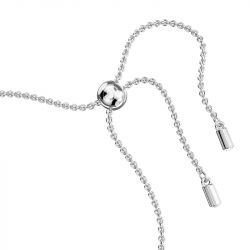 Bracelet femme swarovski emily métal rhodié blanc - bracelets-femme - edora - 2