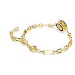 Bracelet femme swarovski sparkling dance plaqué ton or - bracelets-femme - edora - 3