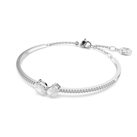 Bracelet Femme Jonc SWAROVSKI MESMERA BLANC Métal Rhodié Blanc