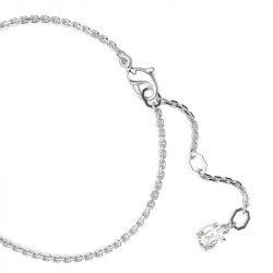 Bracelet femme swarovski mesmera bleu métal rhodié blanc - bracelets-femme - edora - 2