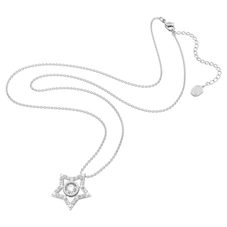 Collier femme swarovski stella métal rhodié blanc
 – colliers femme