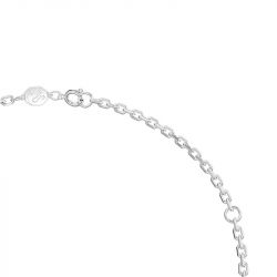 Collier femme swarovski dextera octogone métal rhodié blanc - colliers-femme - edora - 2