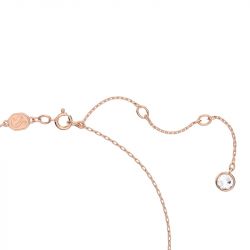 Collier femme swarovski stella plaqué ton or rose - colliers-femme - edora - 2