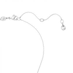 Colliers femme swarovski luna métal rhodié blanc - colliers-femme - edora - 2