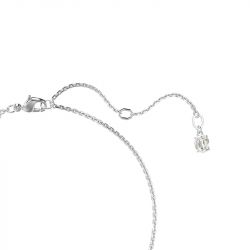 Collier femme swarovski mesmera bleu métal rhodié blanc - colliers-femme - edora - 2