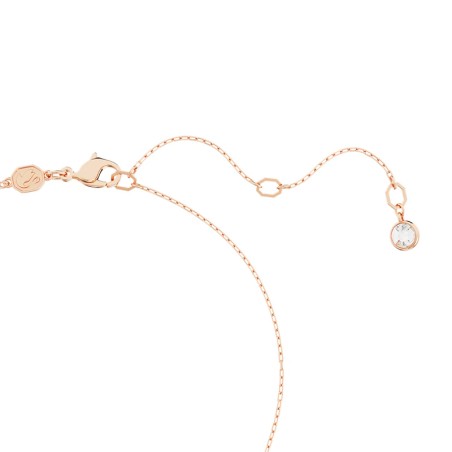 Collier femme swarovski luna plaqué ton or rose – colliers femme