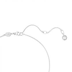 Collier femme swarovski dextera métal rhodié blanc - colliers-femme - edora - 1
