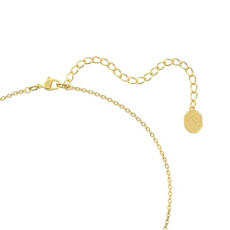 Collier femme swarovski bella v coupe ronde jaune plaqué ton or – colliers femme