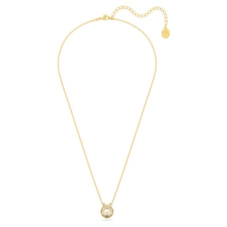 Collier femme swarovski bella v coupe ronde jaune plaqué ton or – colliers femme