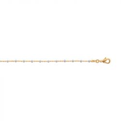 Bracelet femme edora collection harmony plaqué or et email blanc - bracelets-femme - edora - 2