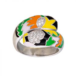 Bague femme una storia madinina argent 925/1000 bg14010 - plus-de-bagues-femmes - edora - 0