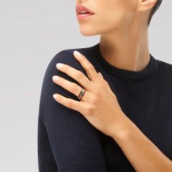 Bague femme una storia papillon argent bg121100 - bague-argent-femme - edora - 1