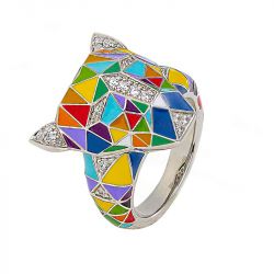 Bague femme una storia fauve argent 925/1000 bg121219 - plus-de-bagues-femmes - edora - 1