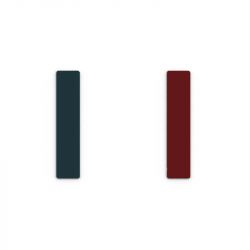 Simili Bagues 12mm LES GEORGETTES Bleu Pétrole et Framboise