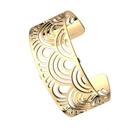 Manchette femme: bracelet manchette georgette, argent & or femme (5) - manchettes - edora - 2