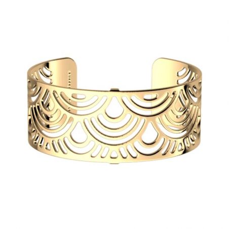 Manchette femme: bracelet manchette georgette, argent & or femme (5) - manchettes - edora - 1
