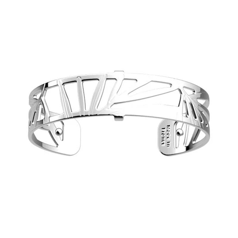 Manchette femme 14mm m les georgettes croisette laiton argenté - manchettes - edora