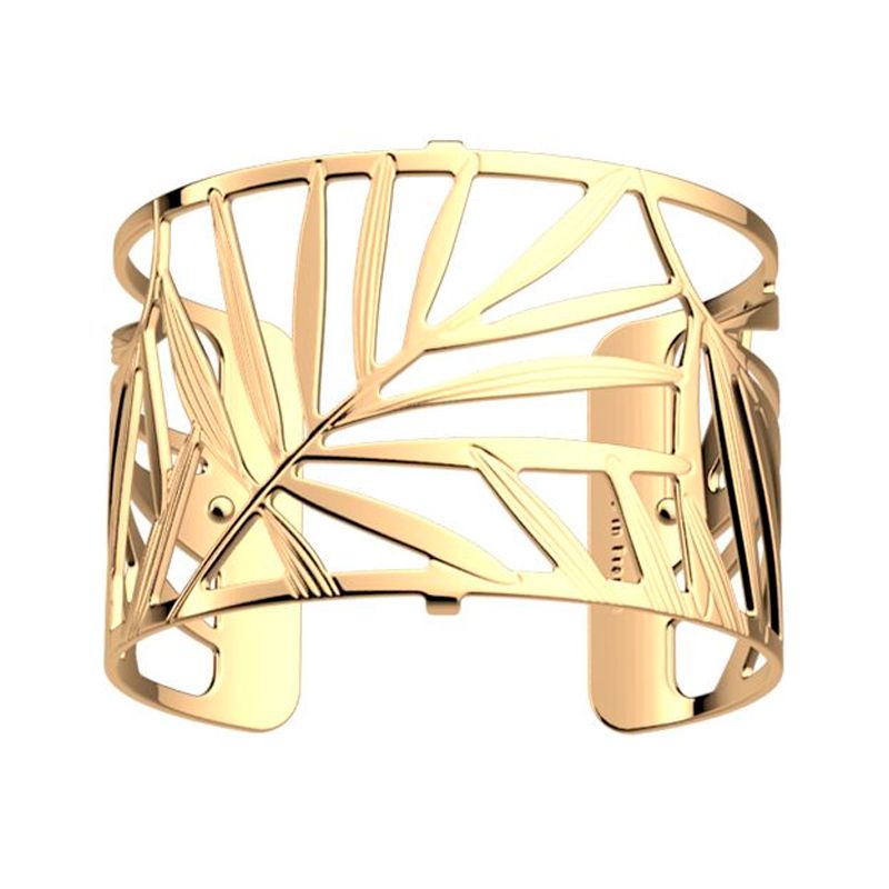 Manchette femme 40mm m les georgettes croisette laiton doré  - manchettes - edora