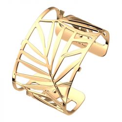 Manchette femme 40mm m les georgettes croisette laiton doré  - manchettes - edora - 1