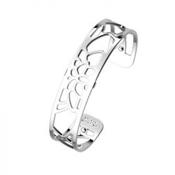 Manchette femme 14mm m les georgettes nÉnuphar laiton argenté - manchettes - edora - 1