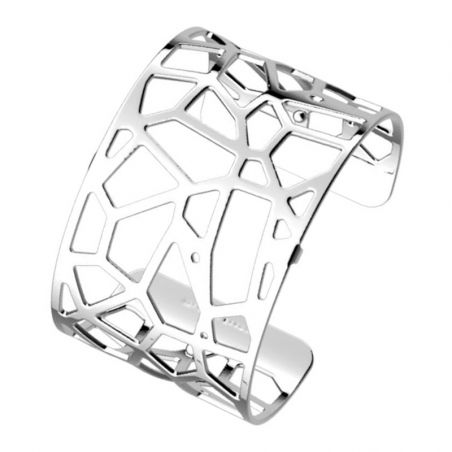 Manchette femme: bracelet manchette georgette, argent & or femme (5) - manchettes - edora - 2