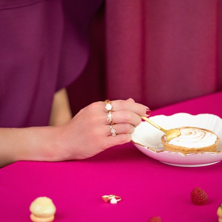 Bague femme one more eolo or jaune 750/1000 avec diamants – bagues femme