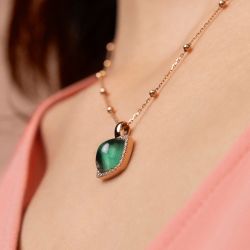 Collier femme one more pantelleria or 750/1000 jaune - colliers-femme - edora - 1