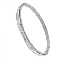 Bracelet femme calvin klein rigide acier inoxydable - joncs - edora - 1