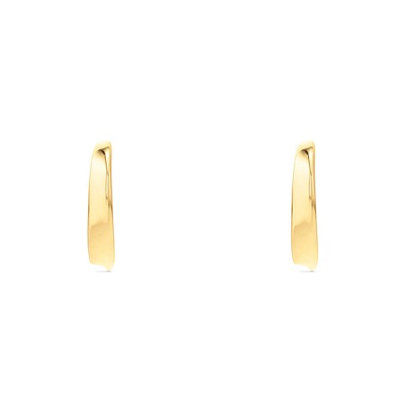 Boucles d'Oreilles Femme Créoles CALVIN KLEIN ETHEREAL METALS Acier Doré