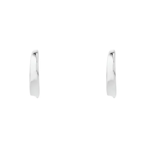 Boucles d'Oreilles Femme Créoles CALVIN KLEIN ETHEREAL METALS Acier Argenté