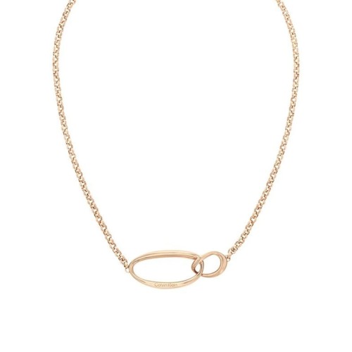 Collier Femme CALVIN KLEIN PLAYFUL ORGANIC SHAPES Acier Doré Rose