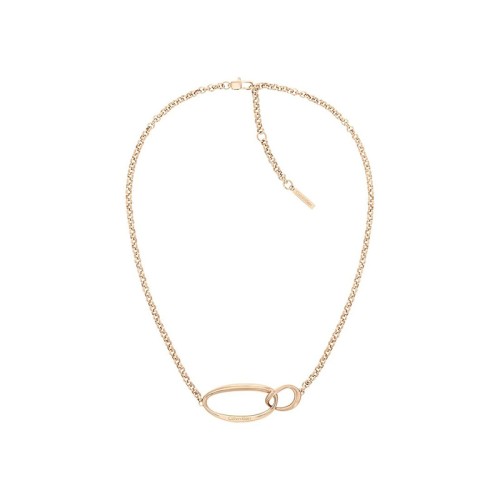 Collier Femme CALVIN KLEIN PLAYFUL ORGANIC SHAPES Acier Doré Rose