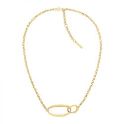 Collier femme calvin klein playful organic shapes acier doré - colliers-femme - edora - 2