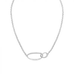 Collier femme calvin klein playful organic shapes acier argenté - colliers-femme - edora - 0