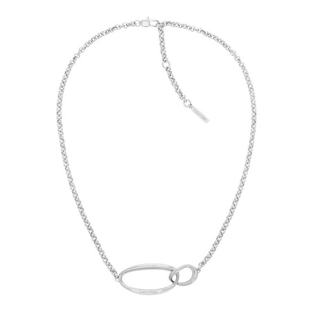 Collier femme calvin klein playful organic shapes acier argenté – colliers femme