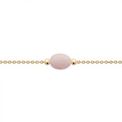 Bracelet femme edora collection harmony plaqué or quartz rose - bracelets-femme - edora - 2