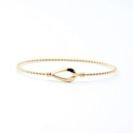 Bracelet or & argent, bracelet plaqué or, bracelet cuir & tissu (35) - bracelets-femme - edora - 1