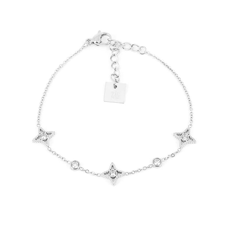 Bracelet femme zag manhattan acier argenté - bracelets-femme - edora Bracelet femme zag manhattan acier argenté - bracelets-femme - edora