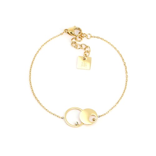 Bracelet Femme ZAG CERES Acier Doré