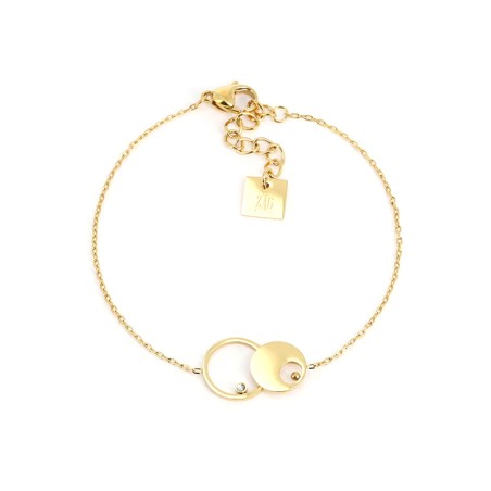 Bracelet femme zag ceres acier doré – bracelets femme