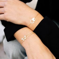 Bracelet femme zag ceres acier doré - bracelets-femme - edora - 1