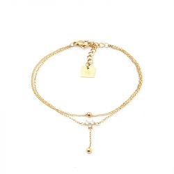 Bracelet femme zag rosillo acier doré sbs21752-01wht - plus-de-bracelets-femmes - edora - 0