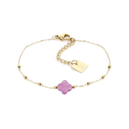 Bracelet femme zag velasquez améthyste acier doré sbs7970-01pur – tous nos bracelets femme