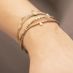 Bracelet chaine femme - chaine en or, argent & plaqué or femme - chaines - edora - 2