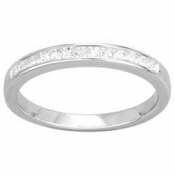 Bague femme alliance edora argent et oxydes edo70100575 - bagues-femmes - edora - 0