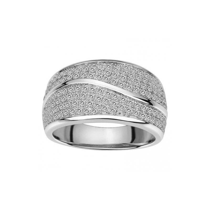 Bague femme edora argent 925/1000 et oxydes - bagues-femmes - edora