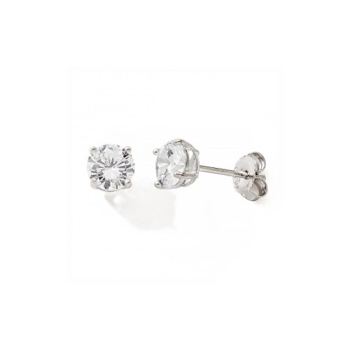 Boucles d'Oreilles Femme Puces EDORA COLLECTION ESSENTIAL Argent 925 Oxydes de Zirconium