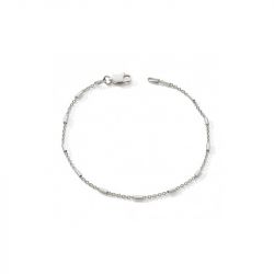 Bracelet femme 18.5cm edora collection essential argent 925 blanc - plus-de-bracelets-femmes - edora - 0